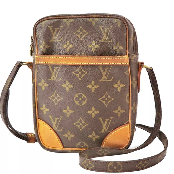 Authentic Louis Vuitton Danube Crossbody Shoulder Bag Purse Pouch Carryall Tote - Picture 3 of 14